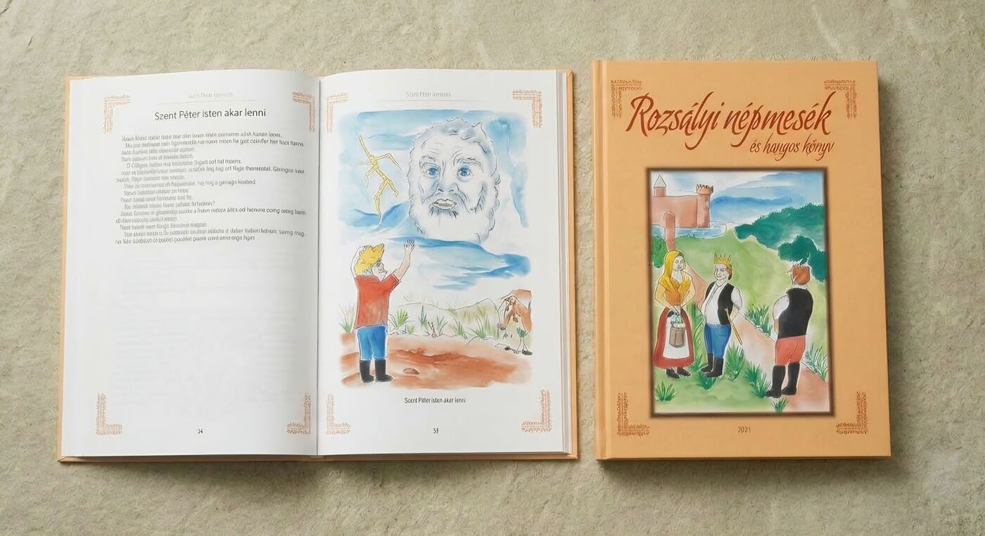 Rozsály mesekönyv, keménytáblás kivitel